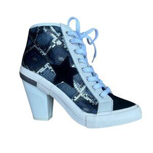 Vintage Havana Remiee Snakeskin Leather High High Bootie Size 7.5